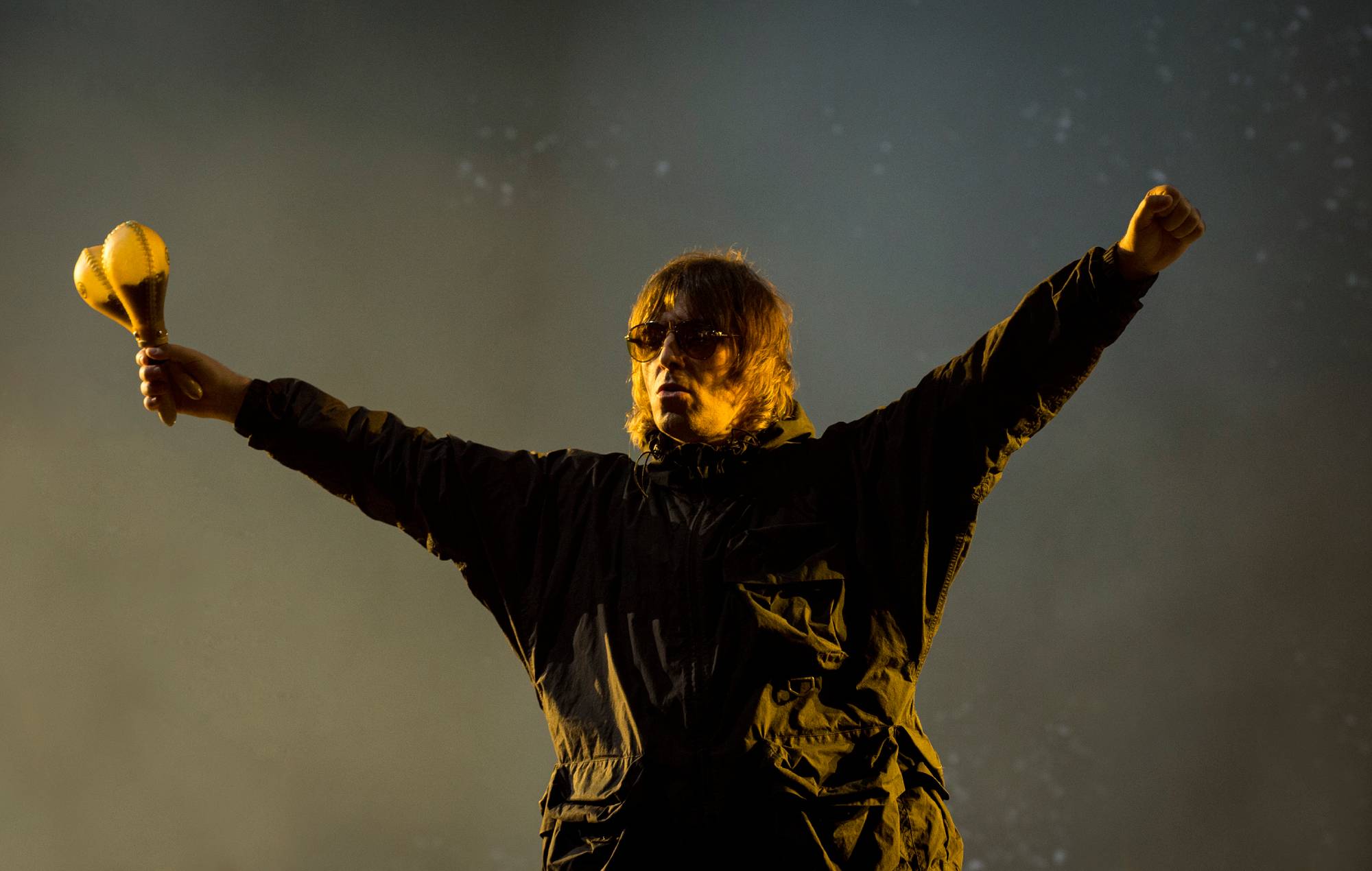 Liam Gallagher performs on stage at Isle Of Wight Festival 2021 at Seaclose Park on September 17, 2021 in Newport, Isle of Wight. (Photo by Mark Holloway/Redferns)