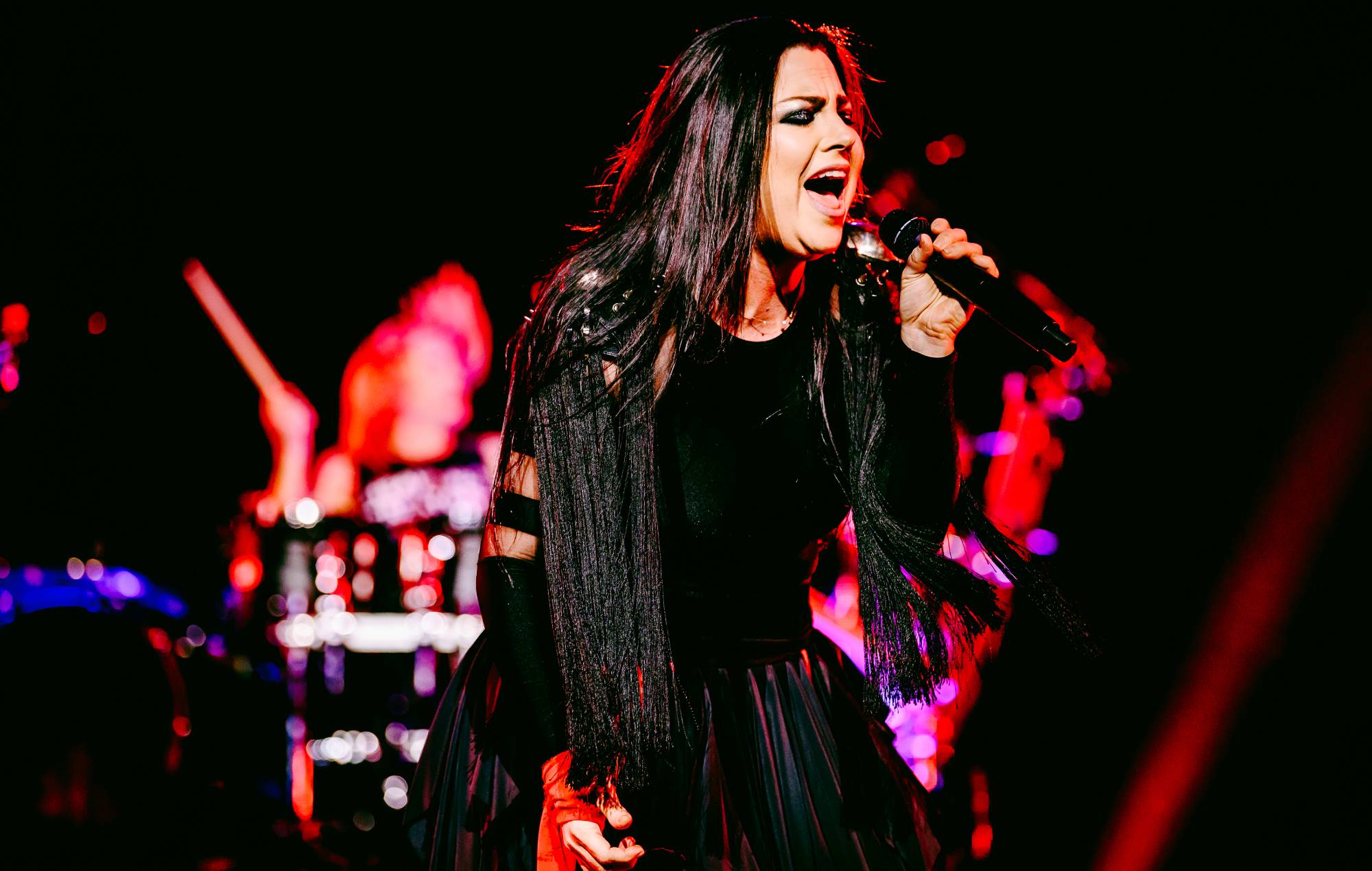 Amy Lee of Evanescence performs at the Muse Will of the People Tour 2023 held at Madison Square Garden on March 17, 2023 in New York City. (Photo by Nina Westervelt/Variety via Getty Images)