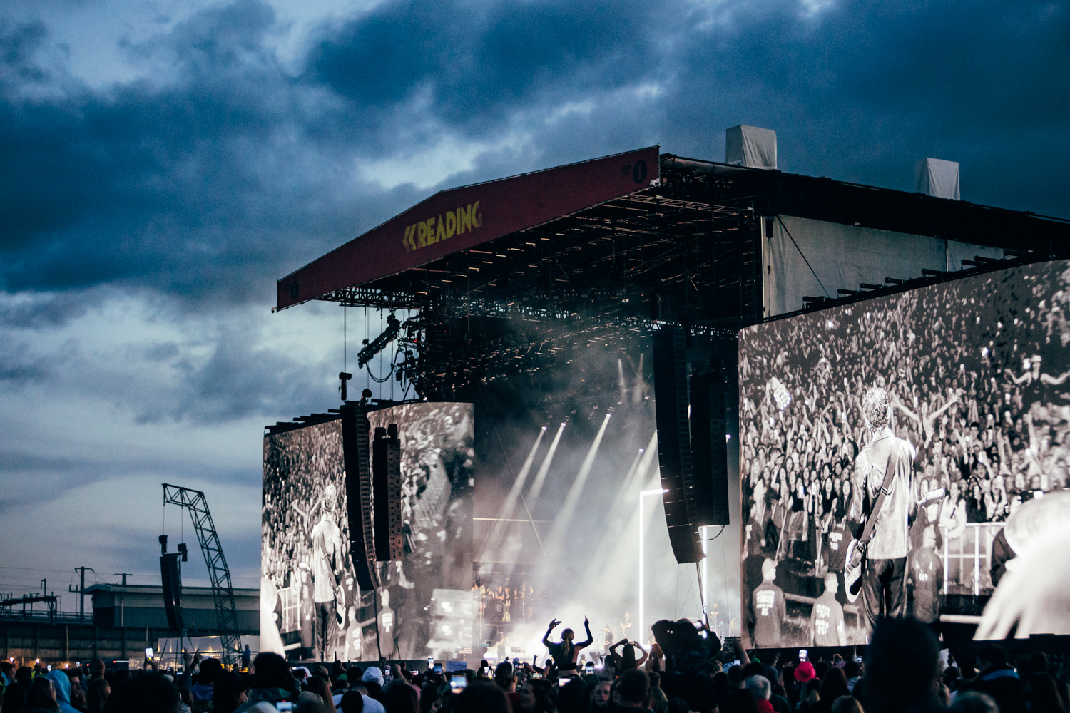 The crowd for The 1975 at Reading 2023. Credit: Andy Ford