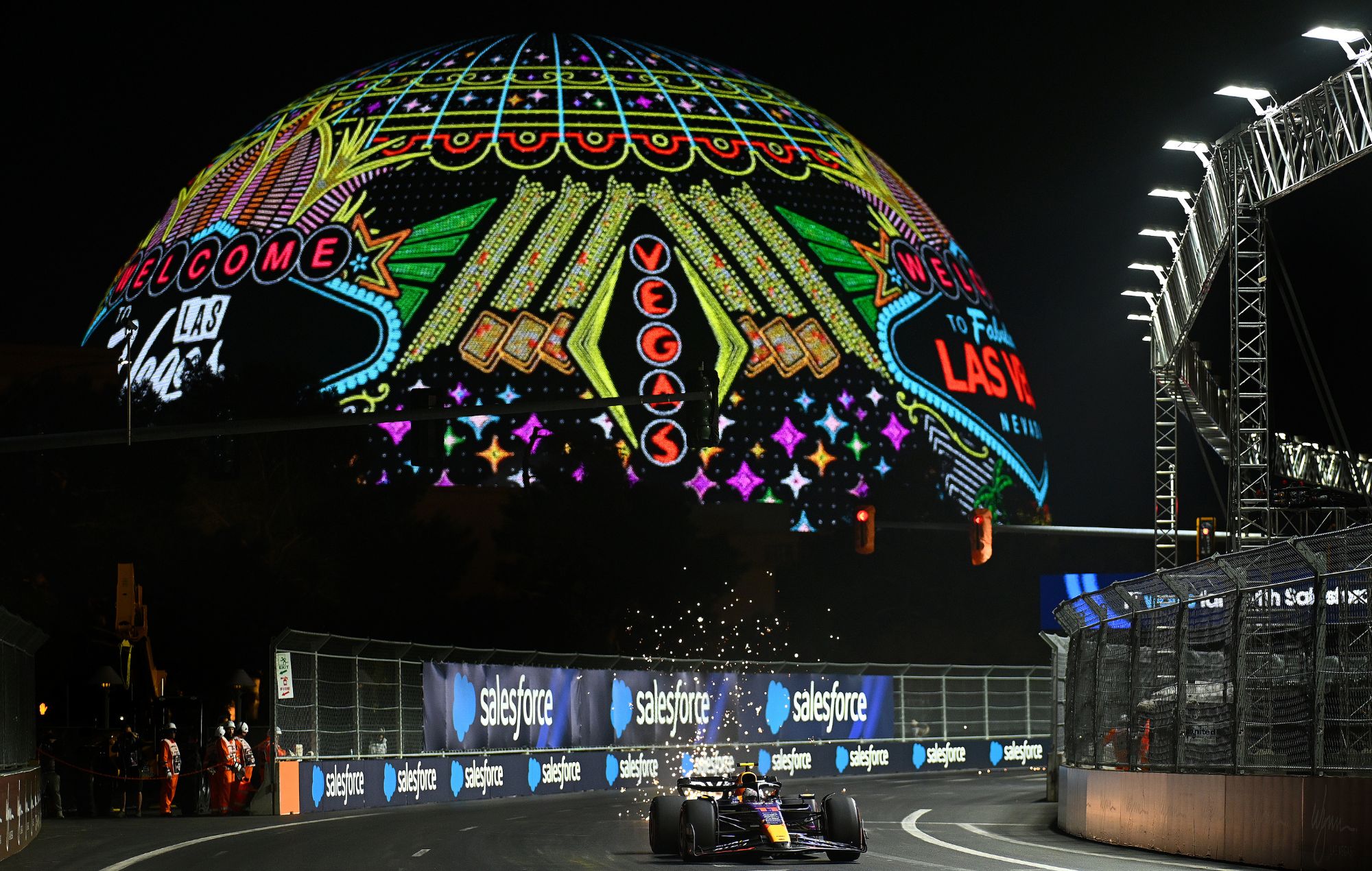 Sphere seen during the F1 Grand Prix of Las Vegas at Las Vegas Strip Circuit on November 17, 2023 in Las Vegas, Nevada