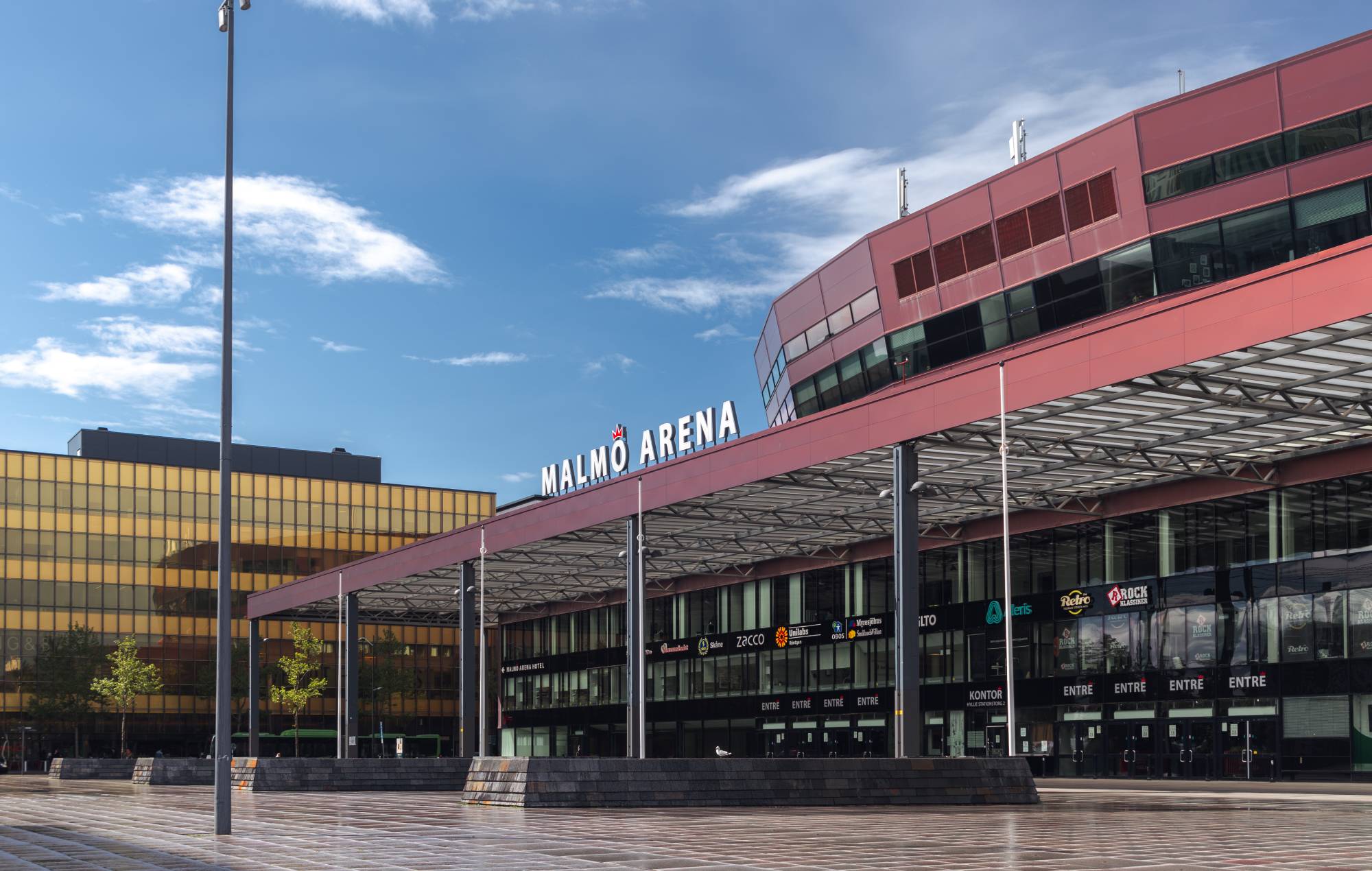 Malmö Arena, where Eurovision is being held