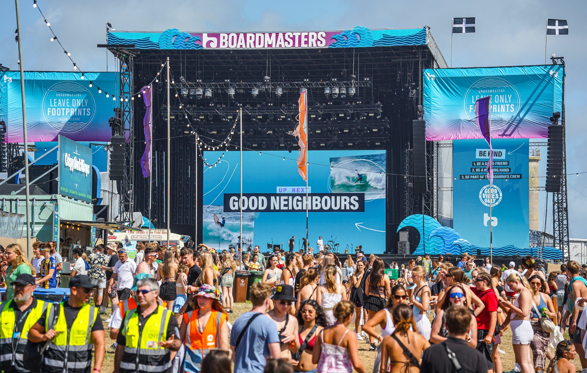 Boardmasters Festival 2024, main stage crowd