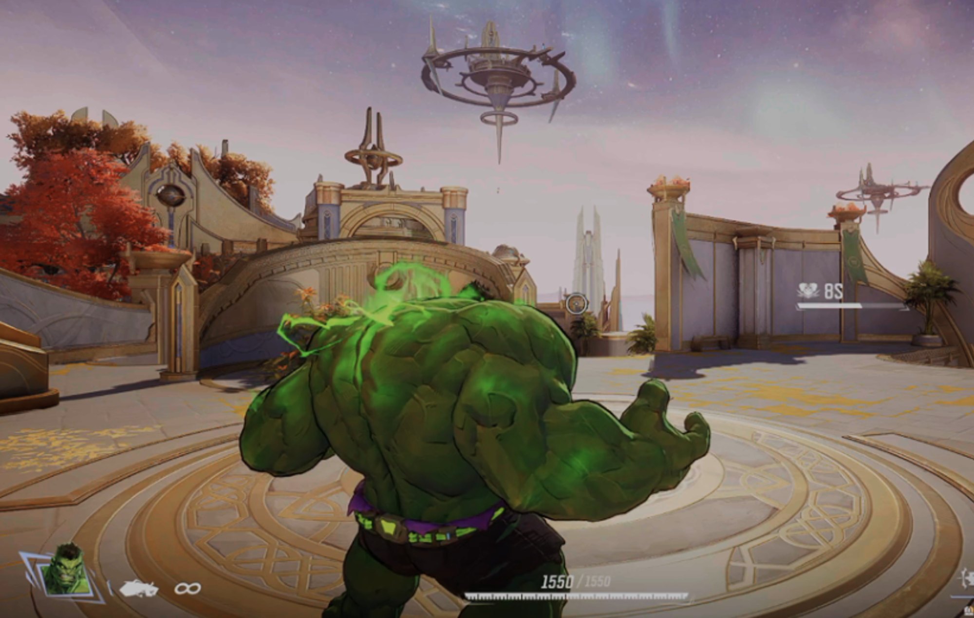 Marvel Rivals Characters: Hulk can be seen in a match