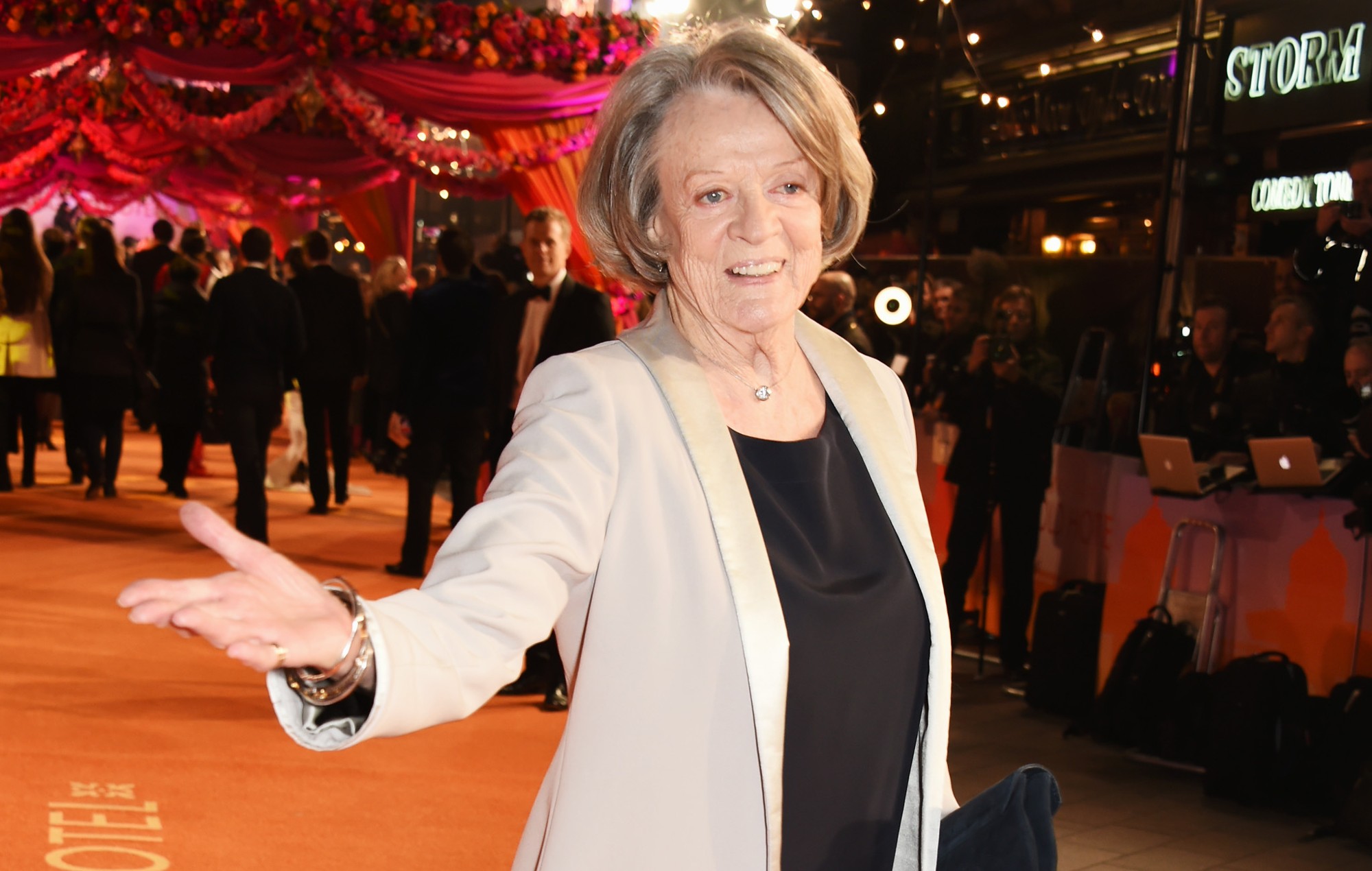 Dame Maggie Smith attends The Royal Film Performance and World Premiere of 