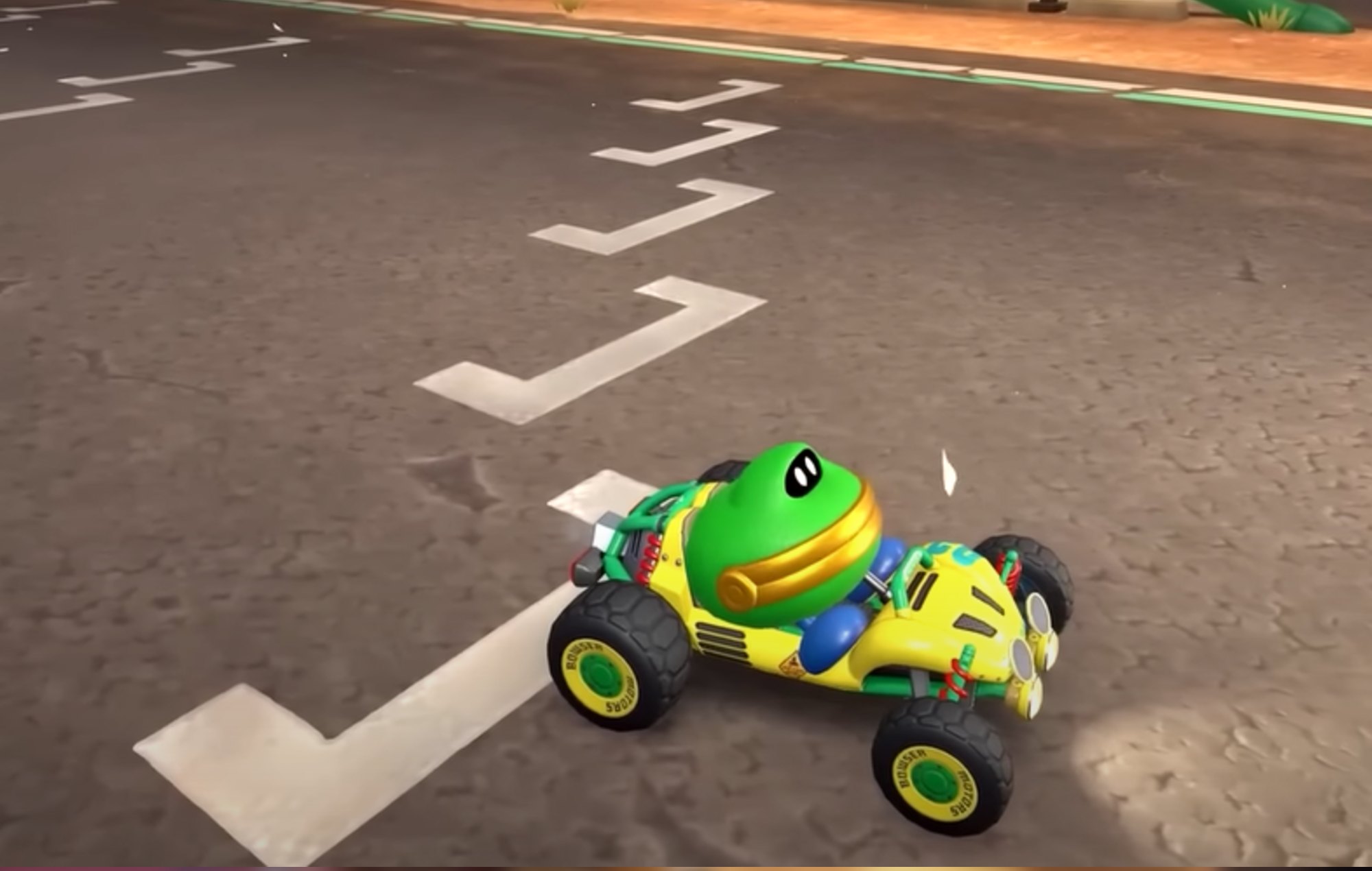 Mario Kart World Characters: Coin Coffer can be seen