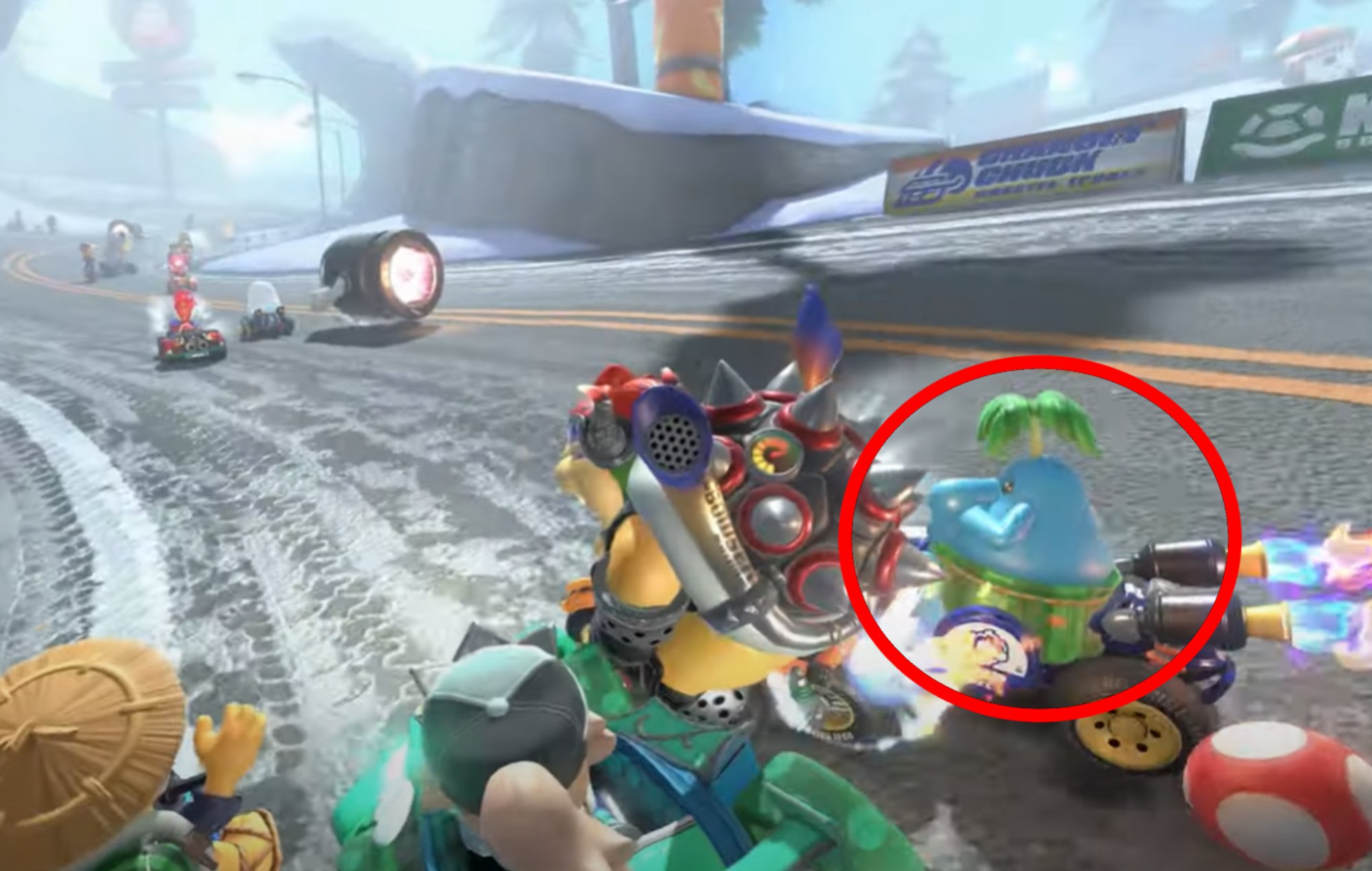 Mario Kart World Characters: Pianta can be seen