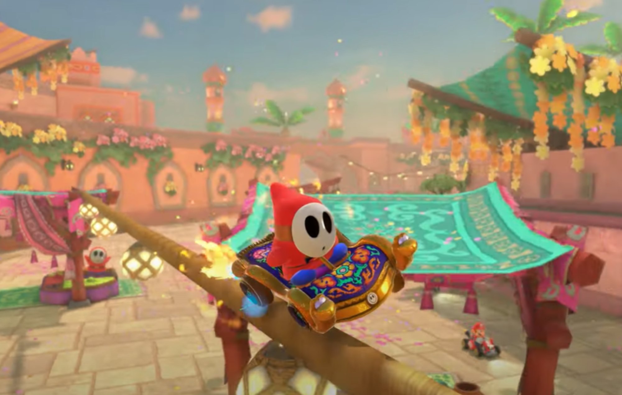 Mario Kart World Characters: Shy Guy can be seen