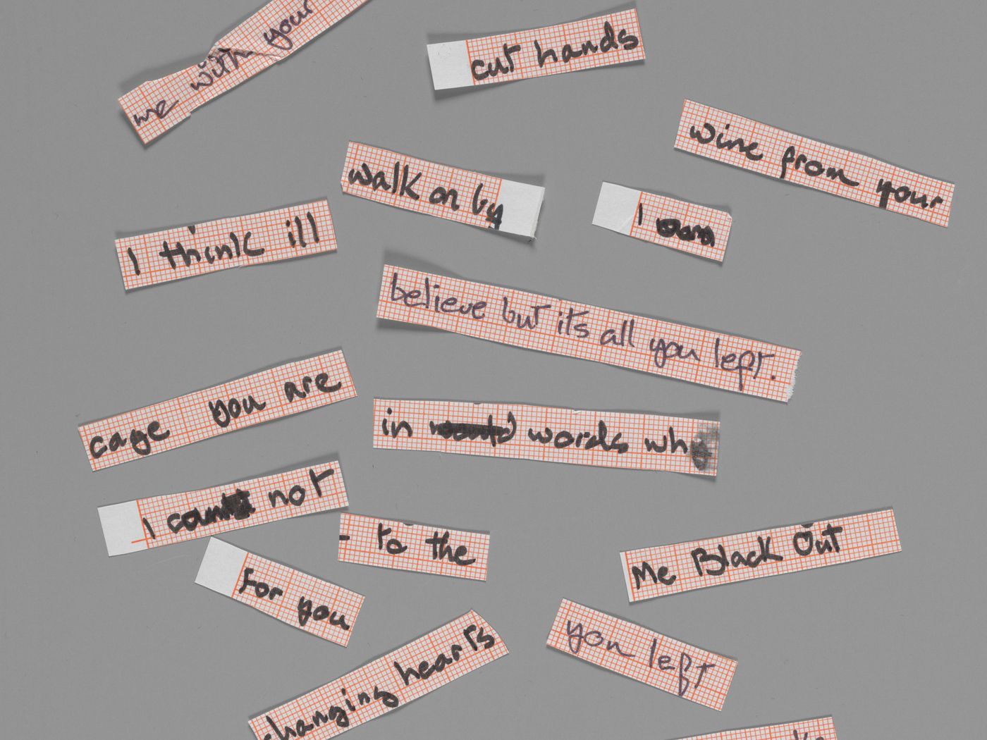 Bowie's cut up lyrics