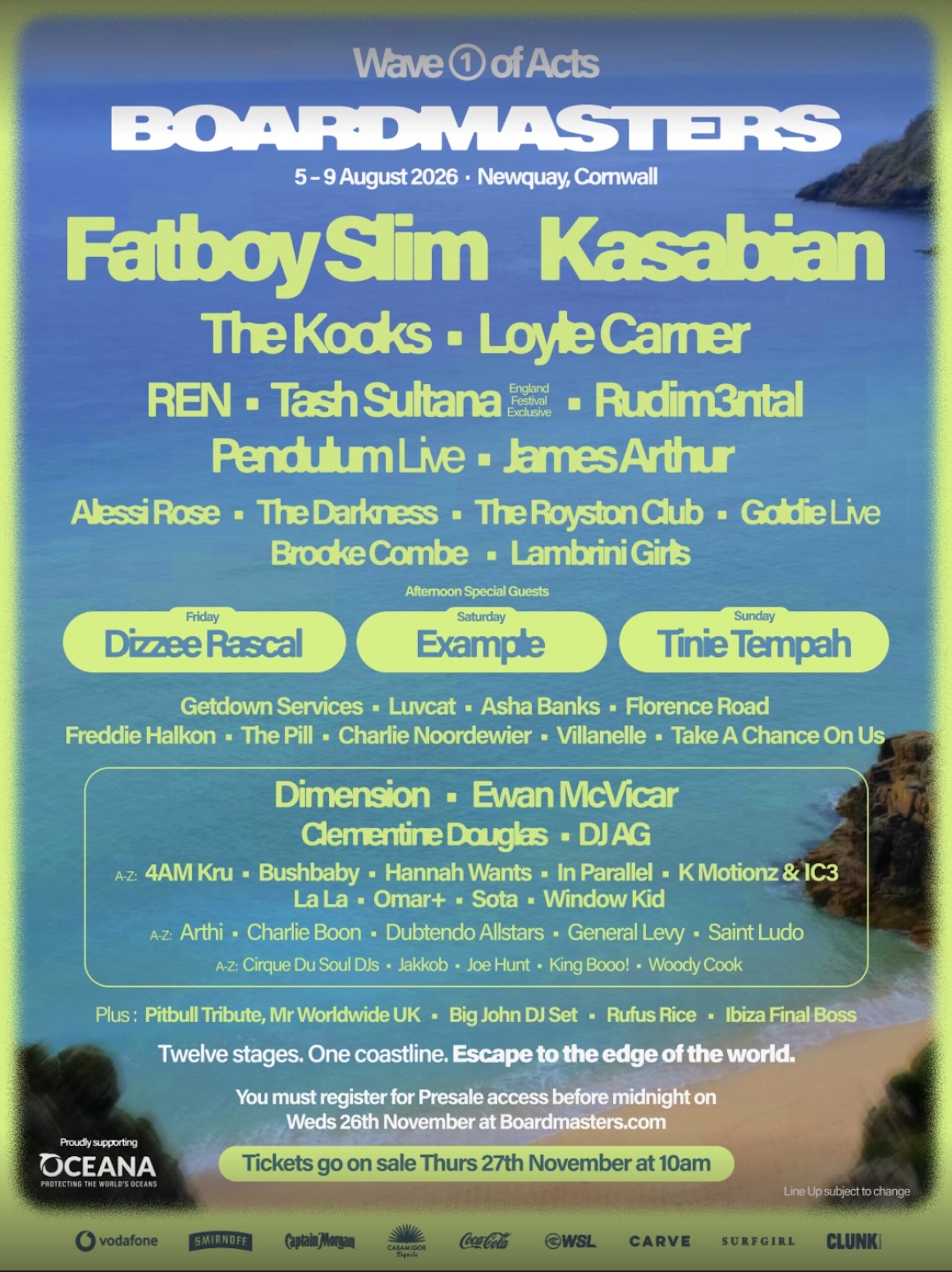 Boardmasters 2026 poster