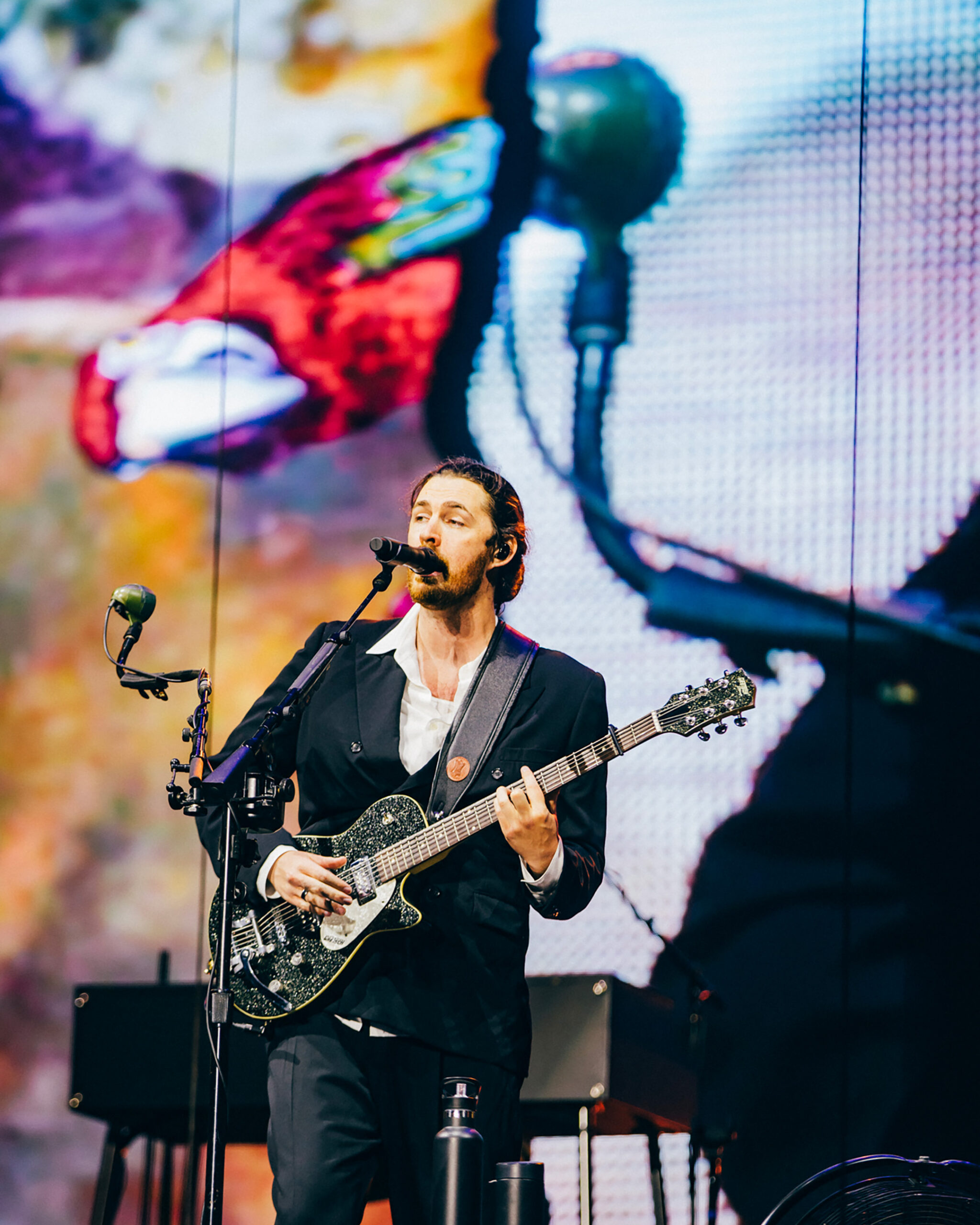 Hozier performs at Reading Festival 2025, photo by Derek Bremner