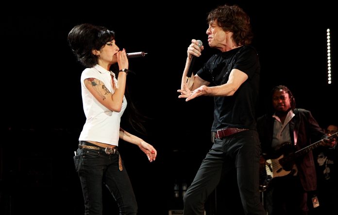 Mick Jagger of the Rolling Stones and Amy Winehouse Mick Jagger of the Rolling Stones and Amy Winehouse