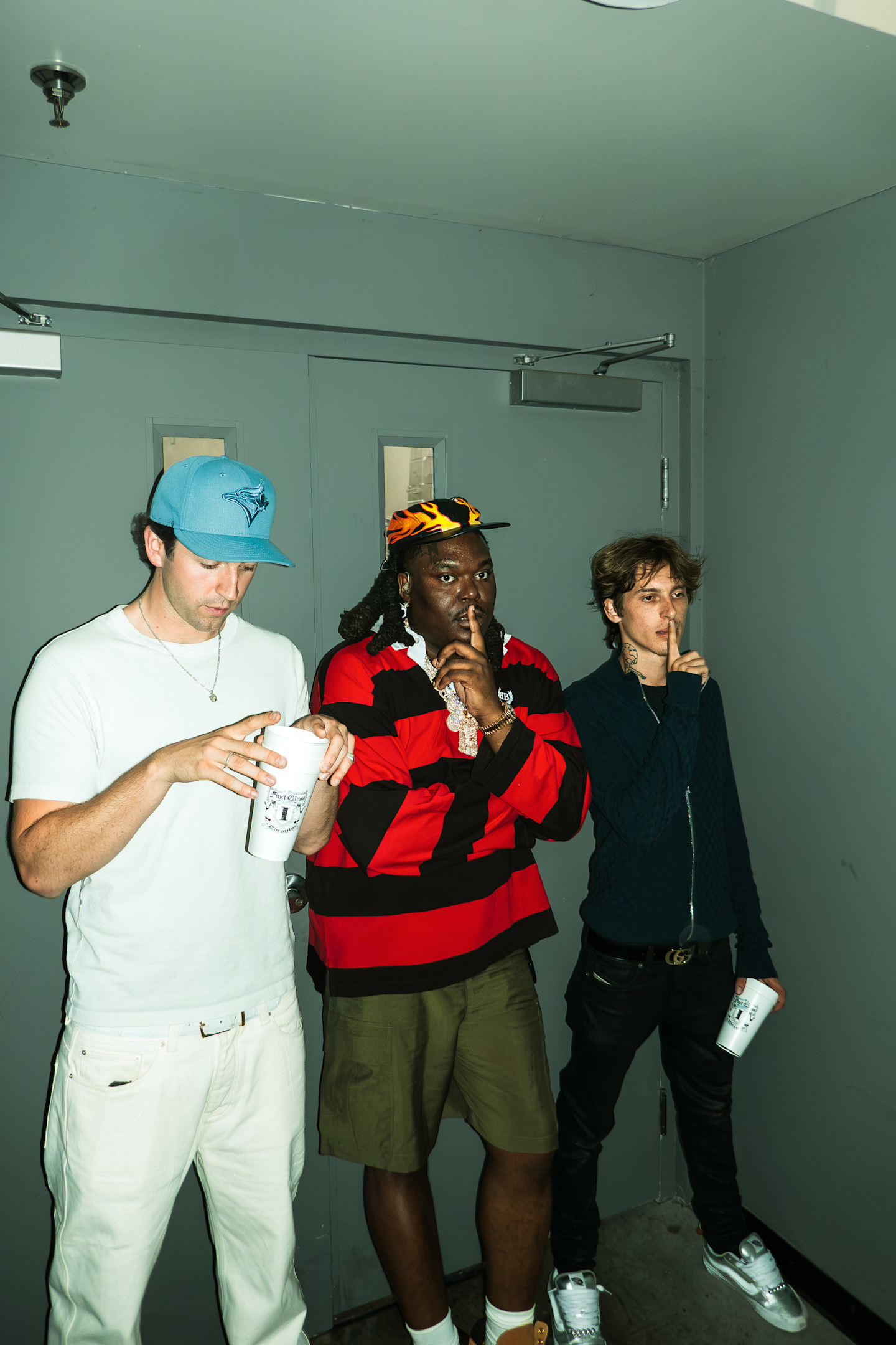 Leo Strang, Lucki, and Jake Pretorious.