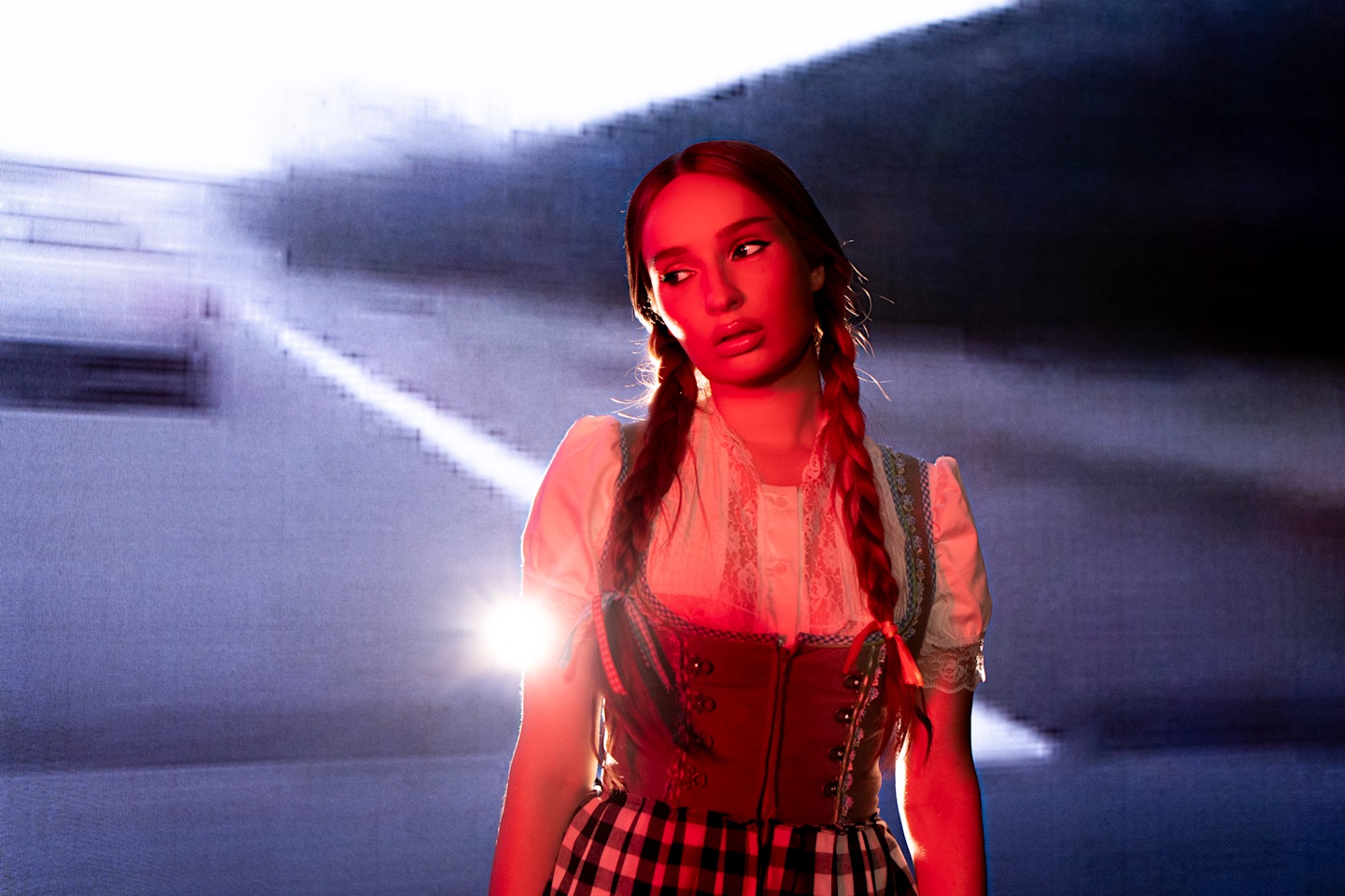 Go behind the scenes of Kim Petras’s “Autobahn” music video