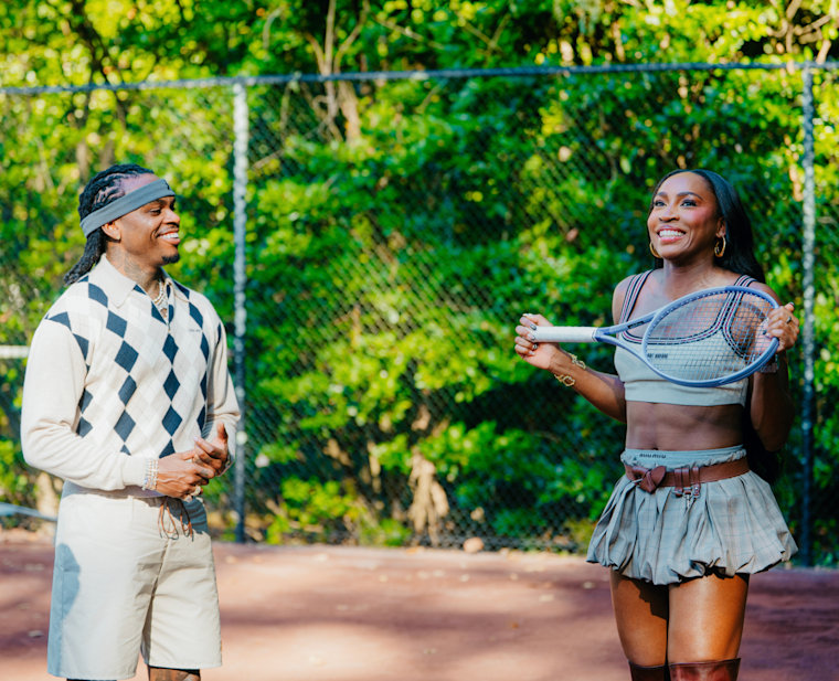 See BTS photos from Gunna and Coco Gauff’s “Pop It” music video shoot
