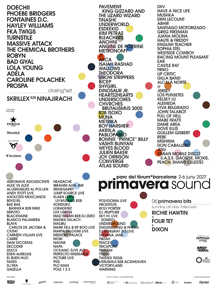 Primavera 2027: Lineup, ticket details, and what you need to know